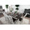Walnut Rectangular Solid Wood Top with Solid Wood Base Dining Table