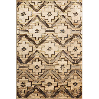 Klearchos Performance Washable Geometric Indoor / Outdoor Rug