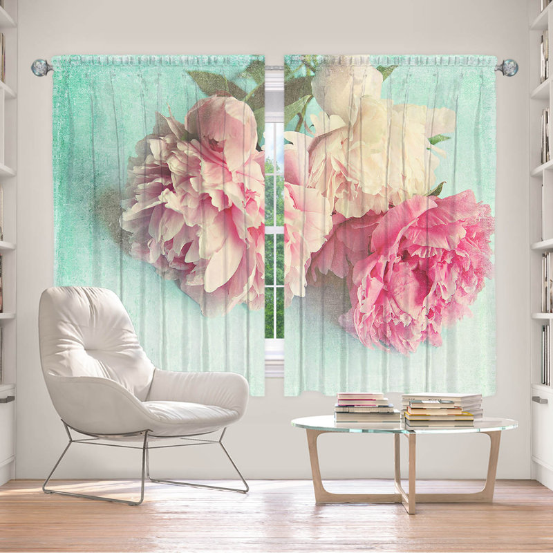 Paire de rideaux obscurcissant en polyester Barnali, L 40 po x L 61 po