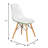 Dubuque Dining Side Chair with Metal Eiffel Base Design and Beech Wood Legs-111988735-128769422