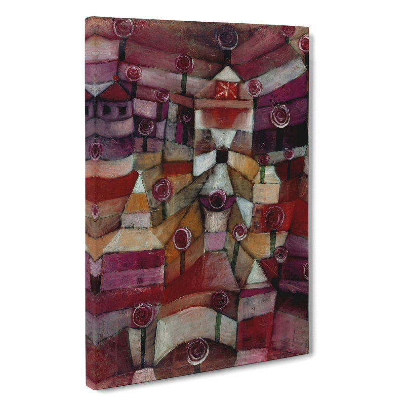 Rose Garden by Paul Klee - Wrapped Canvas, 60cm H x 40cm W x 3cm D