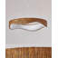 Lustre rond ondulé imitation bois Wabi-Sabi-133227606