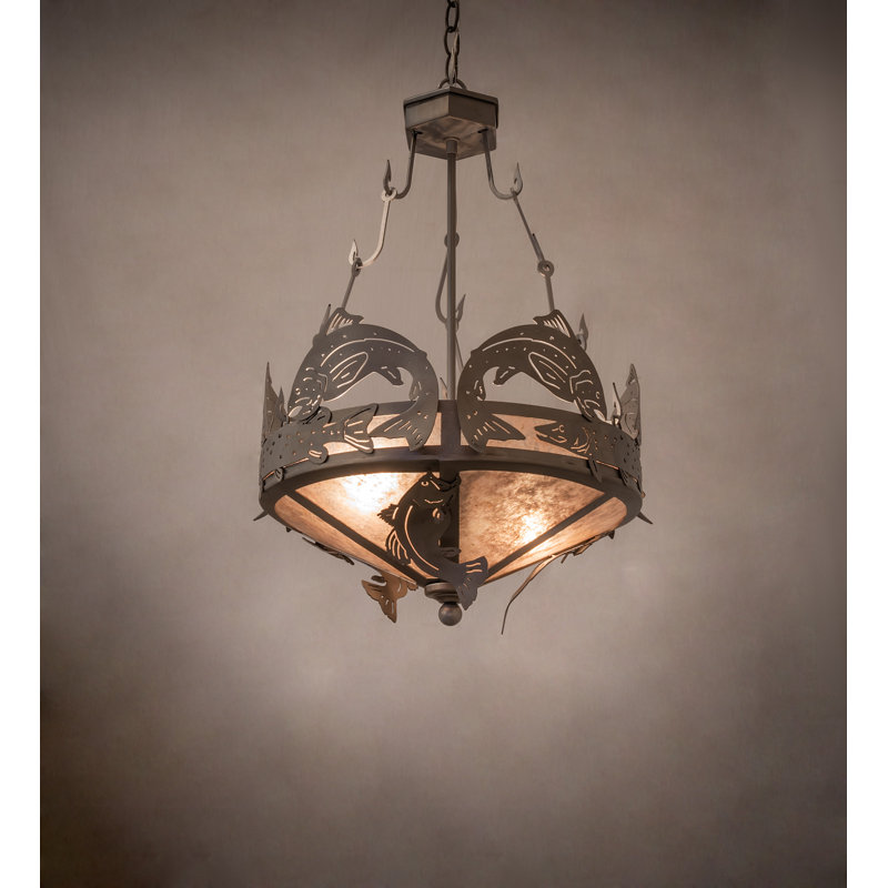 Rustic Lodge 2 - Light Chandelier