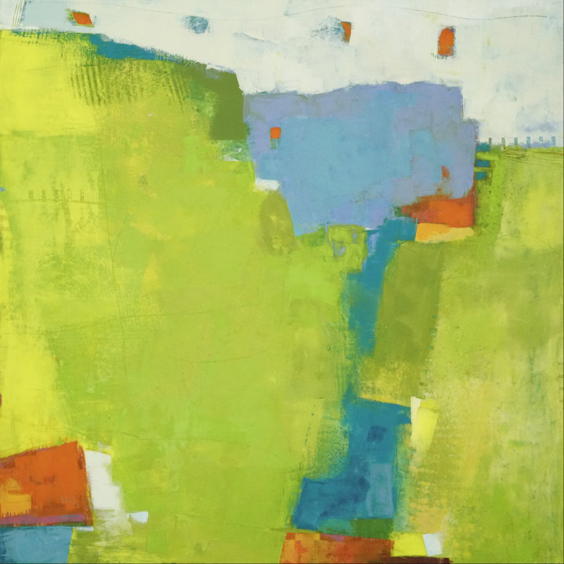 Croft by Sue Jachimiec - Wrapped Canvas Painting, 30cm H x 30cm W