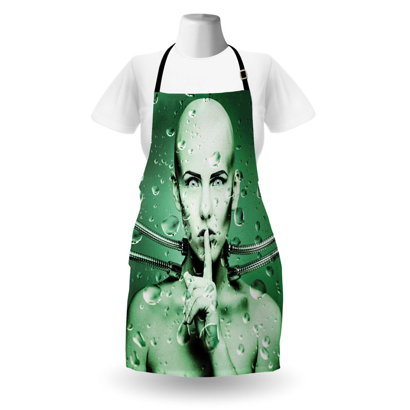 No Pattern Bib Apron