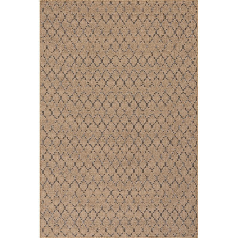 Jorelia Contemporary Diamond Indoor/Outdoor Area Rug, Rectangle 8' x 10'