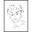 «Whimsy Portrait No. 2» par Yvette St. Amant, reproduction d'art sur toile encadrée-1697517529