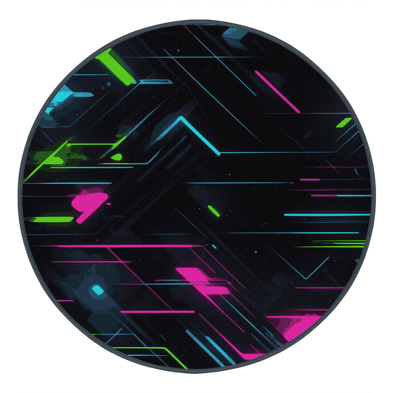 Luminous Spark Rug, Round 4'