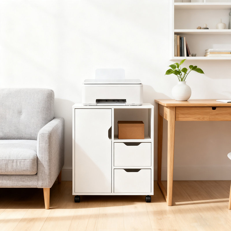 Gut 60cm Wide 2 -Drawer Mobile File Cabinet