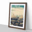 Hagia Sophia in Istanbul in Abstract - Picture Frame Graphic Art Print-55737740-55737736
