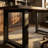 63'' Walnut Solid Pine Wood Writing Desk Top,Wavy Edge Computer Desk