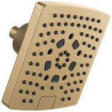 Essential™ Shower Series 7" Linear Square H2OKinetic® Multi-Function Wall Mount Showerhead