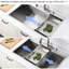 Évier 33 pouces en acier inoxydable avec rebord - Conception encastrée pour la cuisine 33 x 22 x 10 avec accessoires
