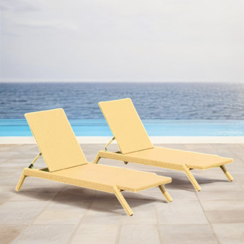 Chaise longue d'extérieur Braem