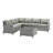 Leandra 6 - Person Patio Conversation Set with Cushions-1317091174