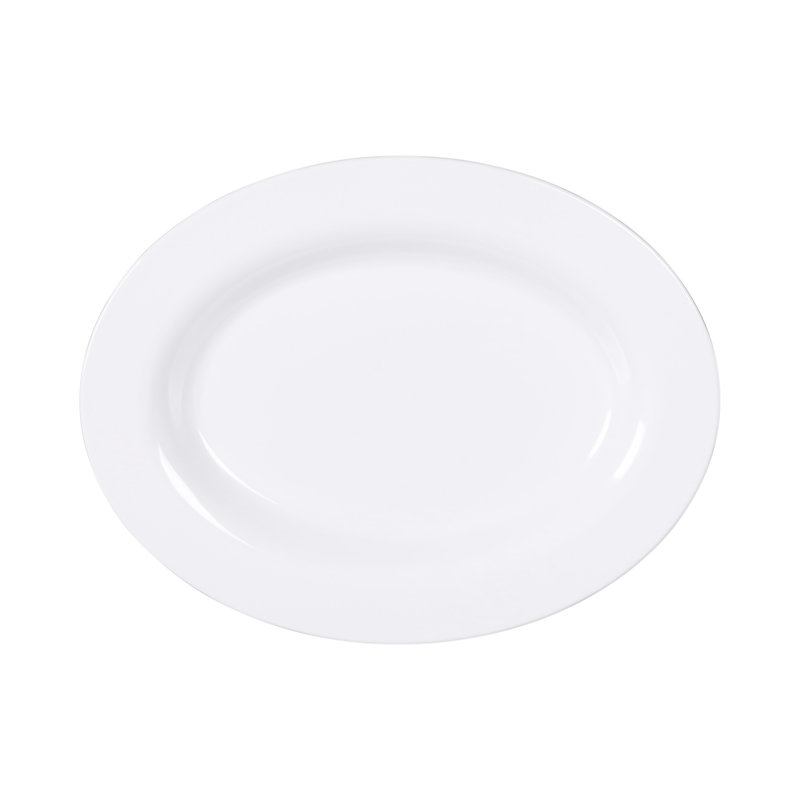 Elite Global Solutions Melamine Platter, White