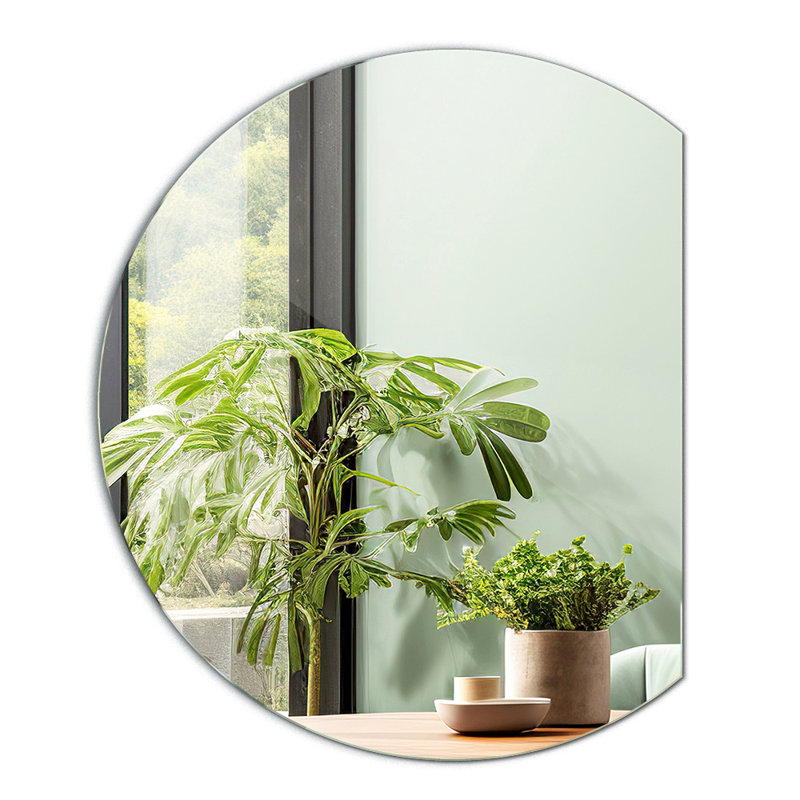 Aleiya Novelty Wall Mirror, 80cm H x 70cm W x 0.4cm D