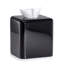Domus Black Gloss Tissue Box Cover