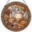 Vitrail Tea Time - 7,8 heures-131577685