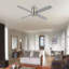 Ventilateur de plafond d'intérieur à 4 pales 52 pouces avec télécommande Winchendon-1463790508-1447736261