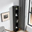 8-Tier Media Tower Rack, CD DVD Slim Storage Cabinet With Adjustable Shelves, Tall Narrow Bookcase Display Bookshelf For Home Office,Multi-Functional Double-Decker Bookcase-1923379048