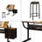 Adjustable Drafting Drawing Table With Stool And 3 Drawers-689589673