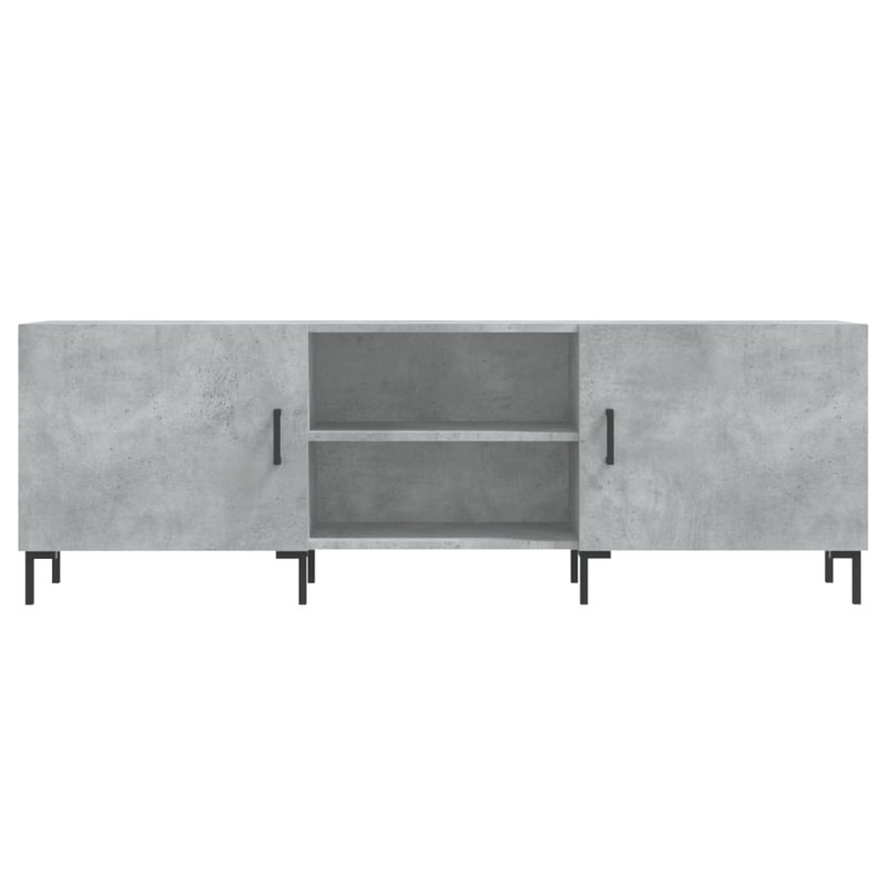 Merrilu TV Cabinet 150x30x50 cm Engineered Wood, Concrete Grey