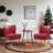 PU Leather Upholstered Accent Side Chair For Living room, Bedroom-1472763955