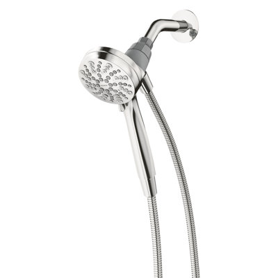 Moen Magnetix Engage 26100EP 6-Setting Handheld Round Showerhead Hand Shower W/ Magnetic Dock (Chrome)