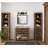 Addison 3-Light Woodtone Finish Vanity Light