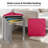 18 In.Velvet Padded Seat Stackable Triangular Bar Stool Set Of 4