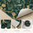 Leafy Vine Non-Slip Washable Kitchen Mats