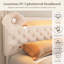 Structure de lit tapissier avec tiroirs de rangement et tête de lit réglable Kendrall-680306766-680306761