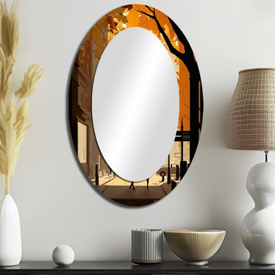 Miroir mural New York Love In Autumn - crème