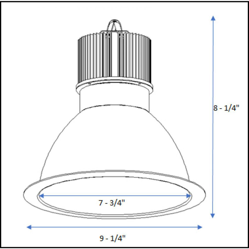 9.34" Remodel LED Retrofit Recessed Lighting Kit, 20