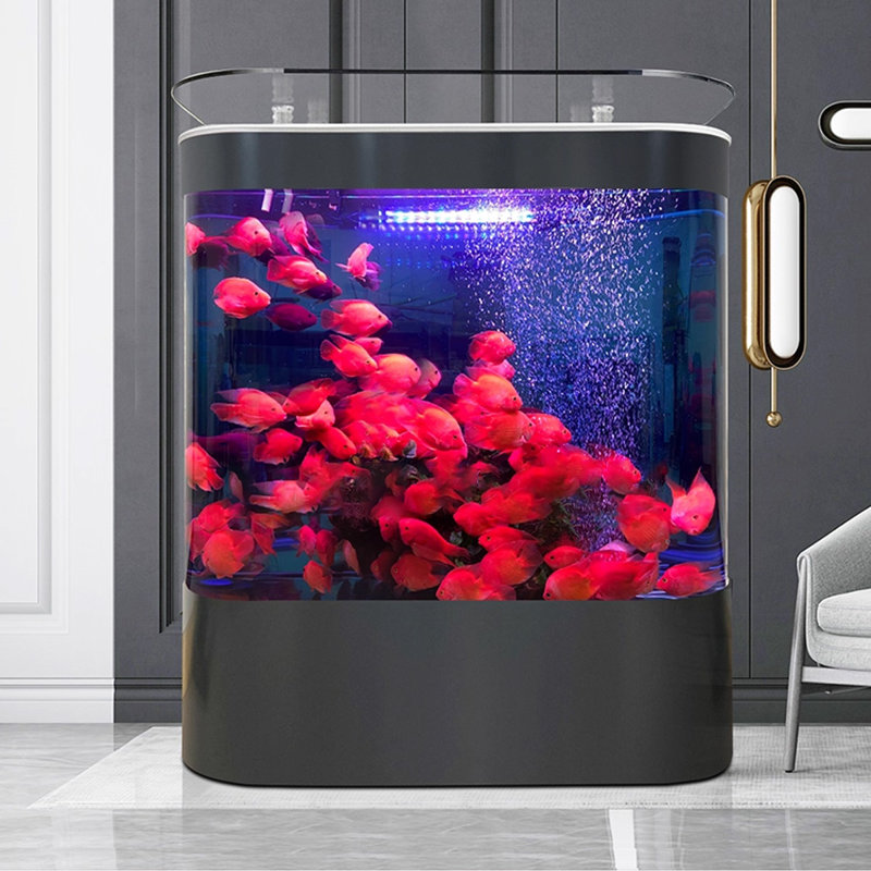 Réservoir d'aquarium moderne en bois manufacturé 180-195 gallons Eco, 195 gallons (H 54,33 po x l 59,06 po x P 19,69 po)