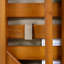 Ensemble de salle à manger 5 pièces en bois d'acacia avec coussin de dossier rond Toratt-126305571-126305574