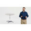 Round Aluminum Indoor-Outdoor Table with Base-921064556