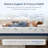 EGOHOME 12" Plush Cooling Gel Memory Foam Mattress in a Box with CertiPUR-US, OEKO-TEX Certified-130441009-130441012