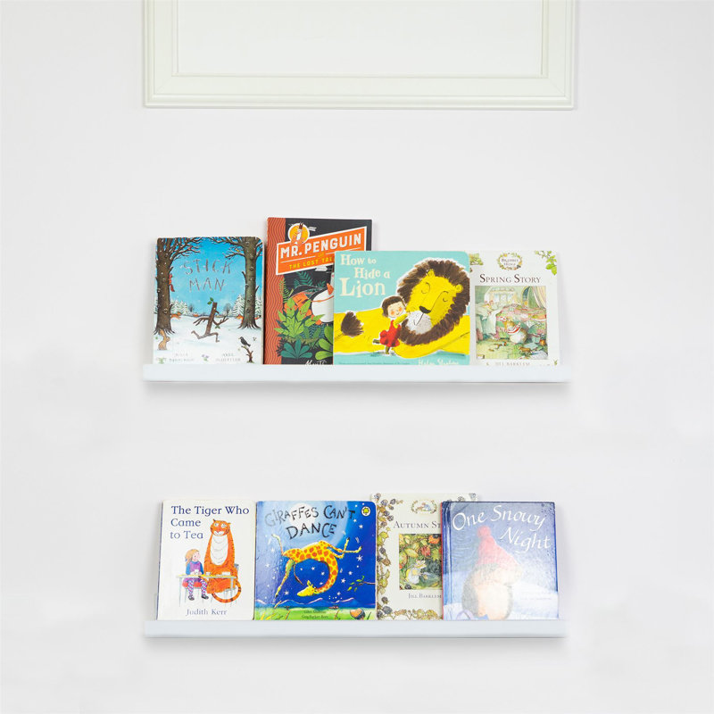 Floating Shelf, White, 8cm H x 65cm W x 65cm D