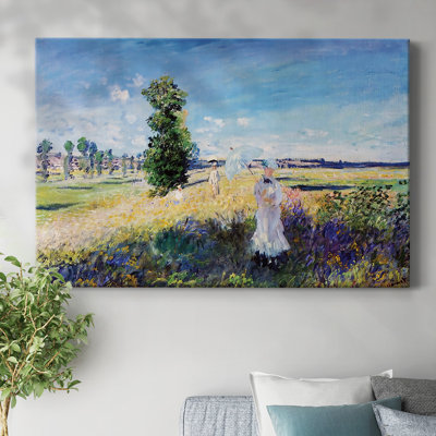 The Promenade, Argenteuil, 1875-Gallery Wrapped Canvas