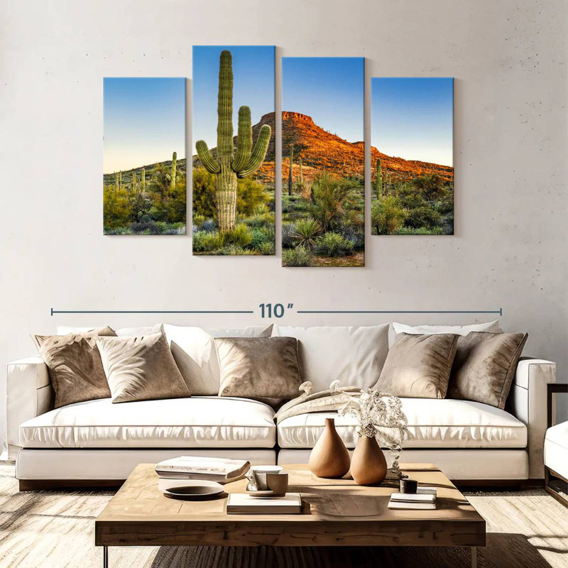 Désert de Sonoran, H 54 po x l 84 po