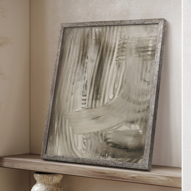 Earth Markings I, reproduction encadrée - bois massif, H 11 po x l 9 po