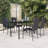 Foulks Rectangular 4 - Person 63" Long Dining Set-1848325887-1822691558-1822691553