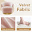 Fauteuil demi-tonneau pivotant en velours Janien-797537533