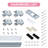 80" 3-Lite Frosted Closet Sliding Doors With Hardware Kit & Handles-102802178