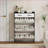 Shoe Cabinets, Black with 3 Flip Doors &amp; 2 Drawers, Large Storage | Minimalist | MDF/Particle Board-1057207876