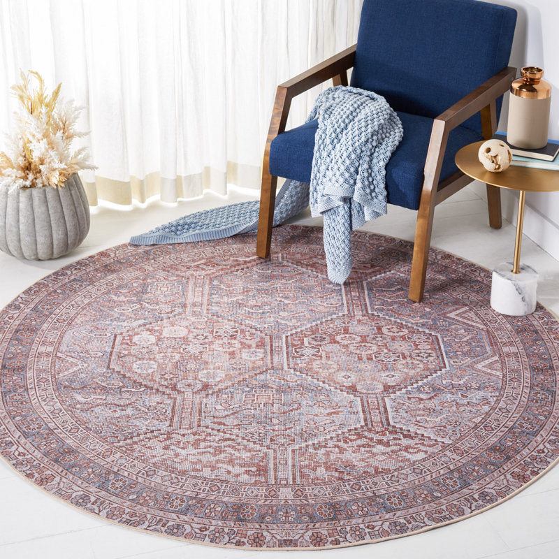 Tucson Performance Machine Washable Oriental Rug, Square 6'