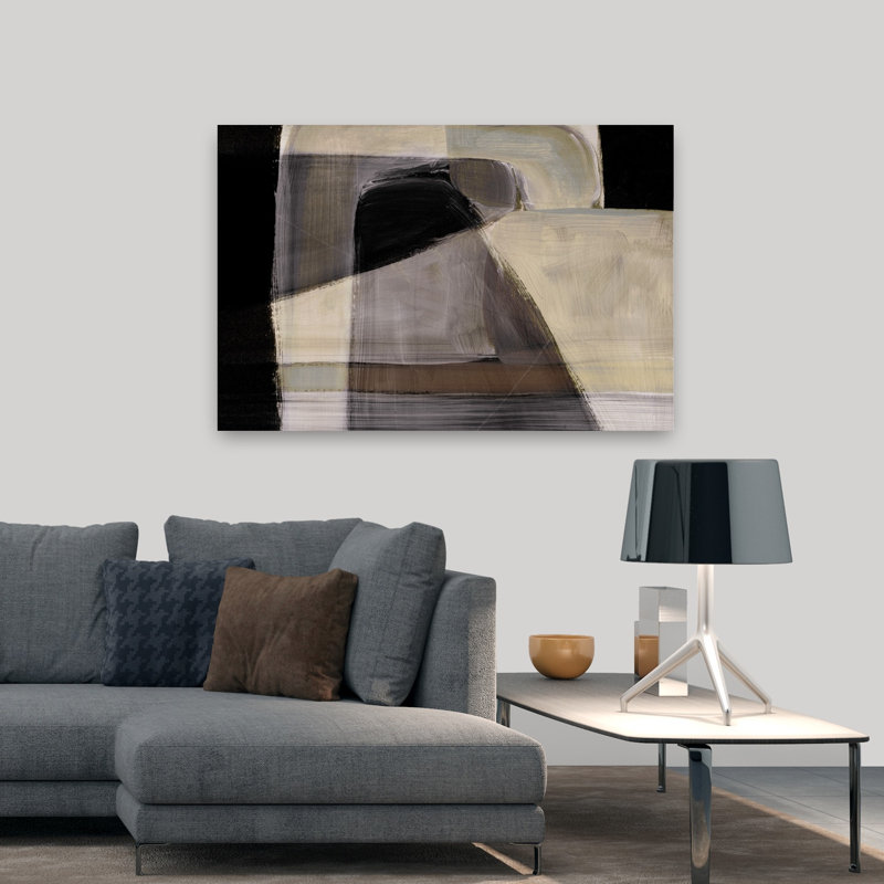 Art contemporain, art contemporain abstrait, H 48 po x l 32 po