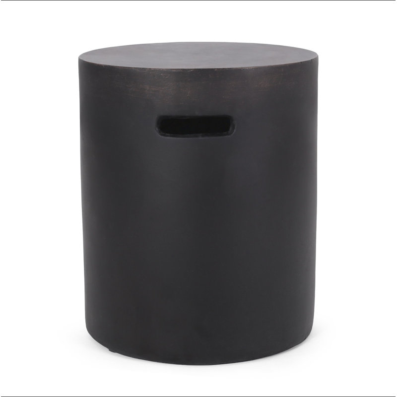 Table d'appoint d'extérieur en béton léger